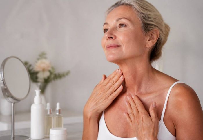Comment prendre soin de son cou et de son décolleté après 50 ans : gestes beauté, soins ciblés et astuces anti-âge